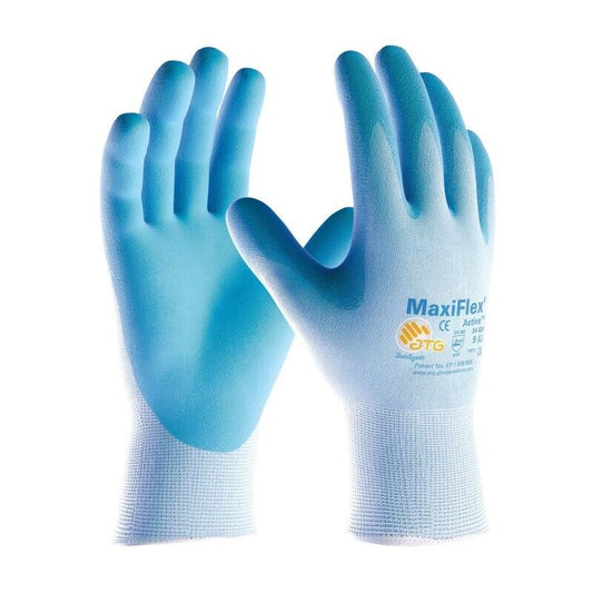 ATG MaxiFlex Active 34-824 Aloe-Vera Impregnated Work Gloves. protexU