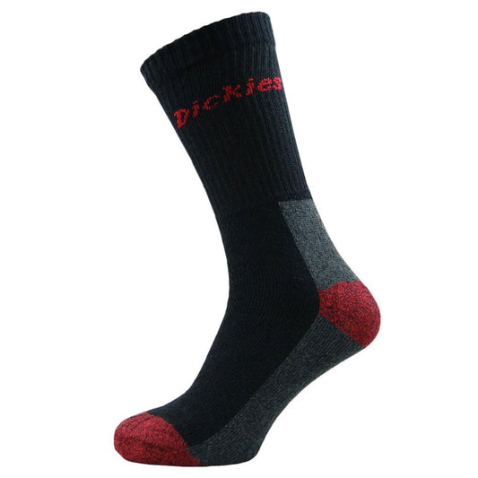Dickies Crew work socks 3 pair black size 6-11 Men's. protexU