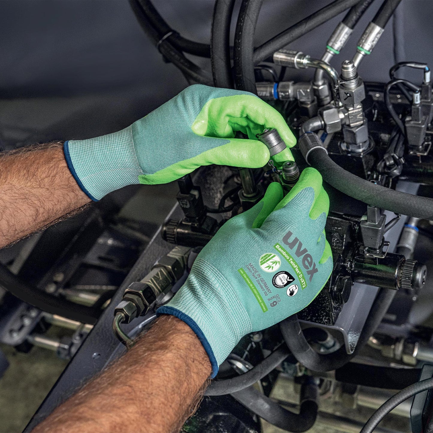 uvex Bamboo TwinFlex® D uXT2 Cut D Bamboo TwinFlex Safety Gloves