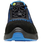 68298 uvex 1 G2 safety trainers ventilated uppers S1 black blue protexu front