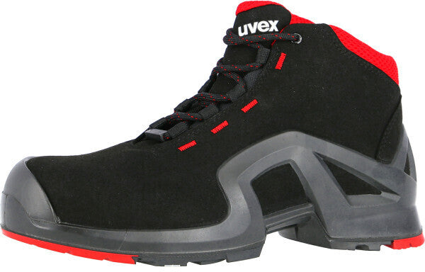 85172 uvex 1 safety boots S3 SRC black red protexu