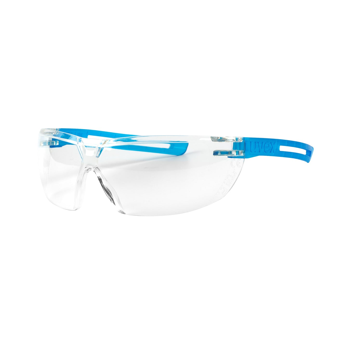 uvex x-fit Safety Glasses. Extremely scratch-proof and chemical-resistant on both sides (uvex supravision sapphire). protexU