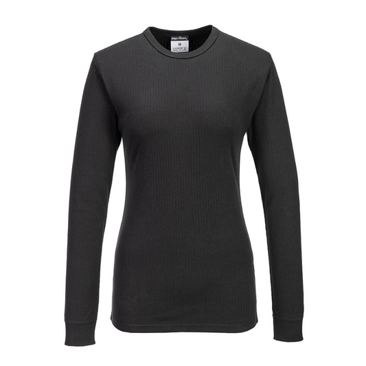 Women's Thermal T-Shirt Long Sleeve
Black Winter Base Layer protexU