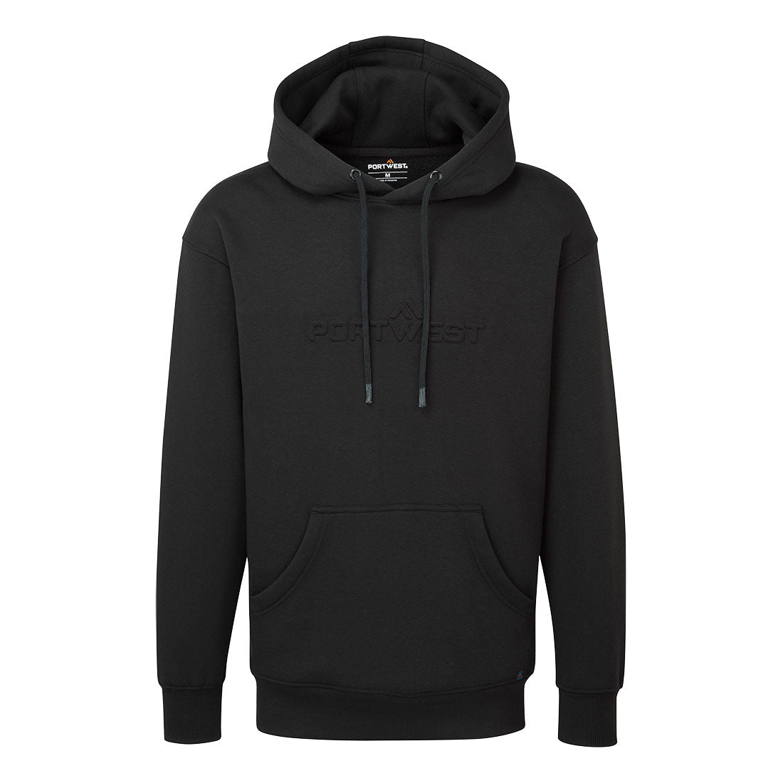 Portwest Embossed Hoodie - Black