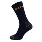 CAT Caterpillar 3 Pairs Real Work Crew Socks Navy protexU 