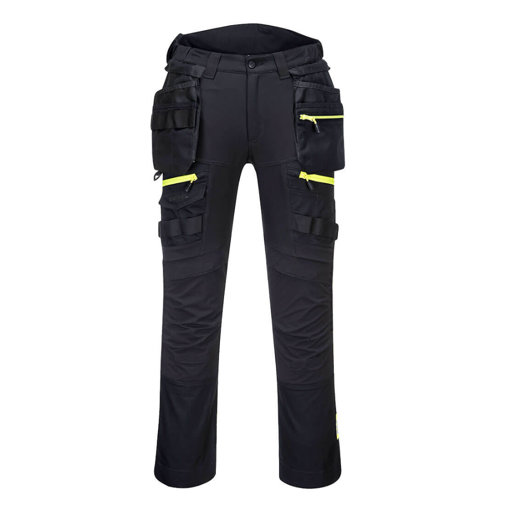 Ladies Work Trousers, Women's Work Trousers, Portwest DX452 - DX4 Women's Detachable Holster Pocket Trousers protexU