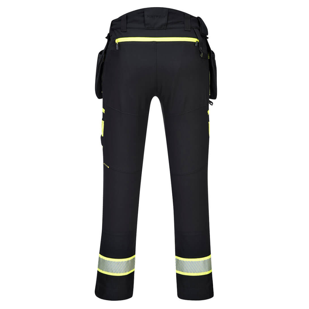 Ladies Work Trousers, Women's Work Trousers, Portwest DX452 - DX4 Women's Detachable Holster Pocket Trousers protexU