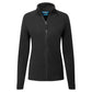 Women's Black zip-up fleece jacket for work or lifestyle. Portwest fleece jacket for women. protexU