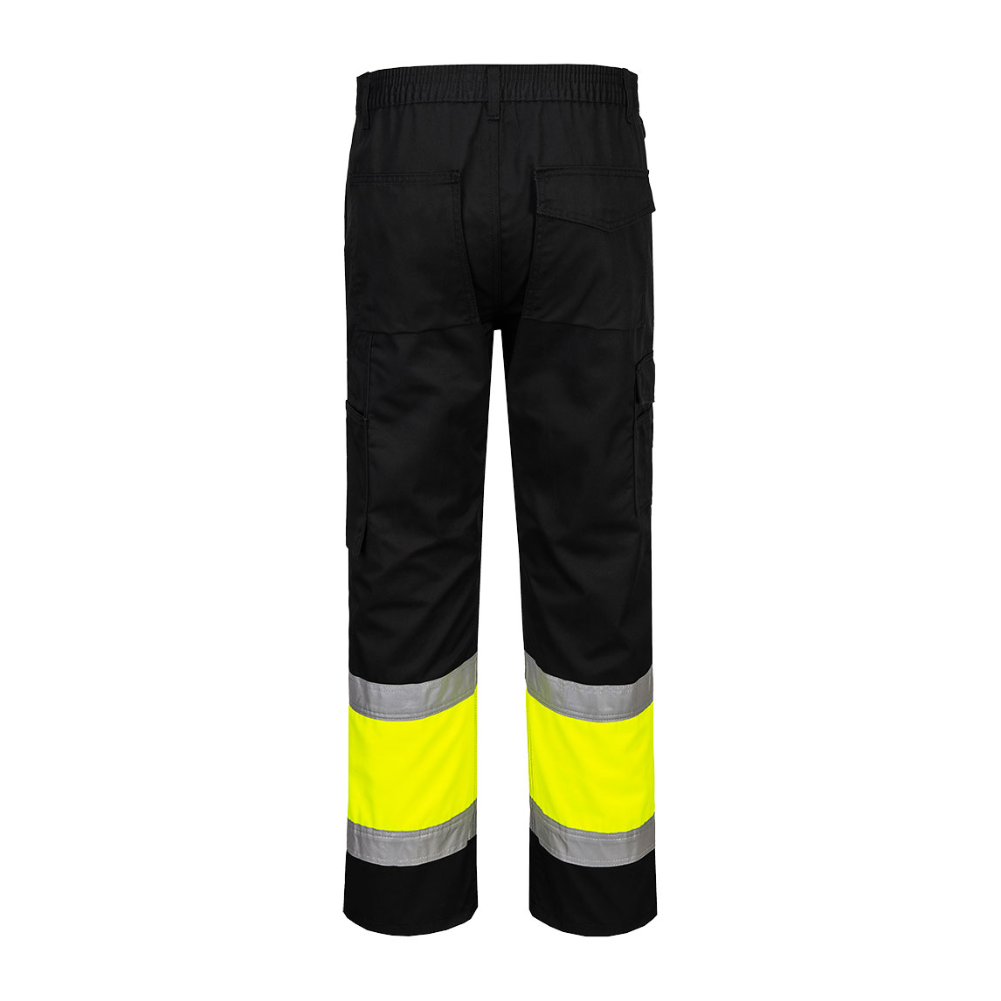 Portwest E049 - Hi-Vis Contrast Class 1 Service Trousers 