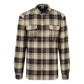 Portwest Sherpa Lined Check Shirt - Brown