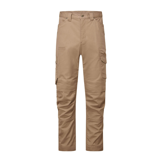 Tan cargo work trousers from Portwest at protexU. Beige work trousers. Brown cargo trousers
