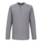 Portwest KA370 - KA3 Grey Henley Work T-Shirt protexU