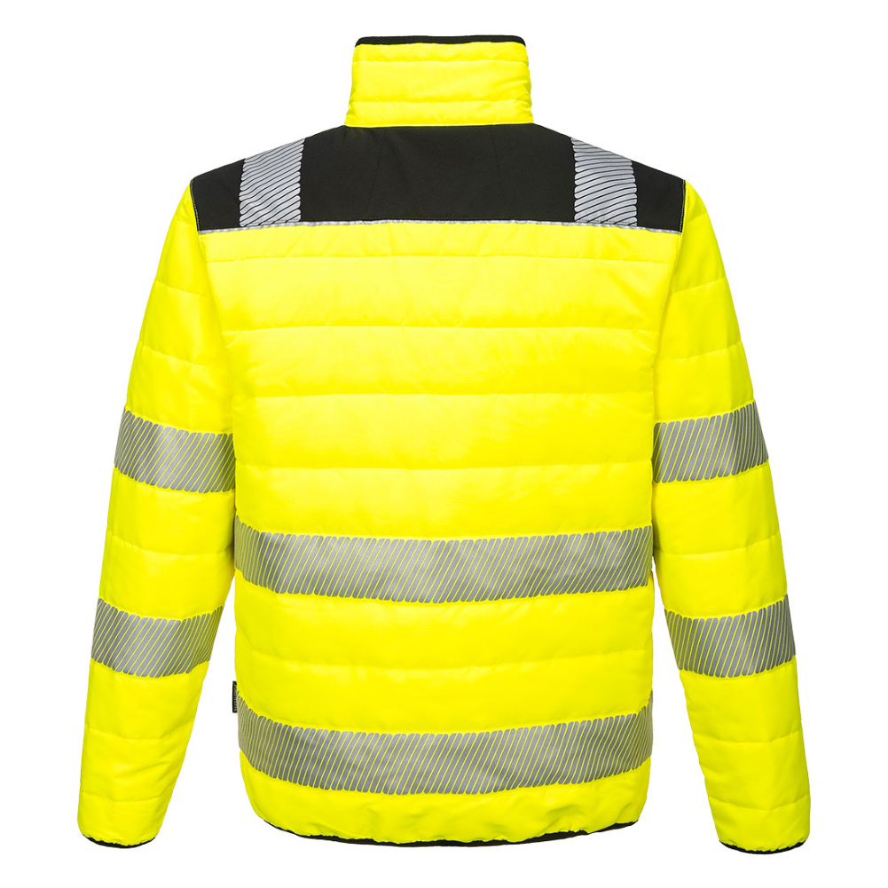 Portwest PW3 Hi-Vis Baffle Jacket - Yellow