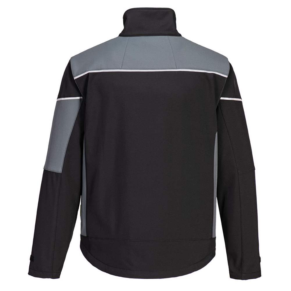 Softshell work jacket black/grey Portwest PW378 3L protexU