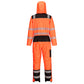 Portwest PW3 Hi-Visibility Waterproof One_Piece Coveralls. Orange. protexU