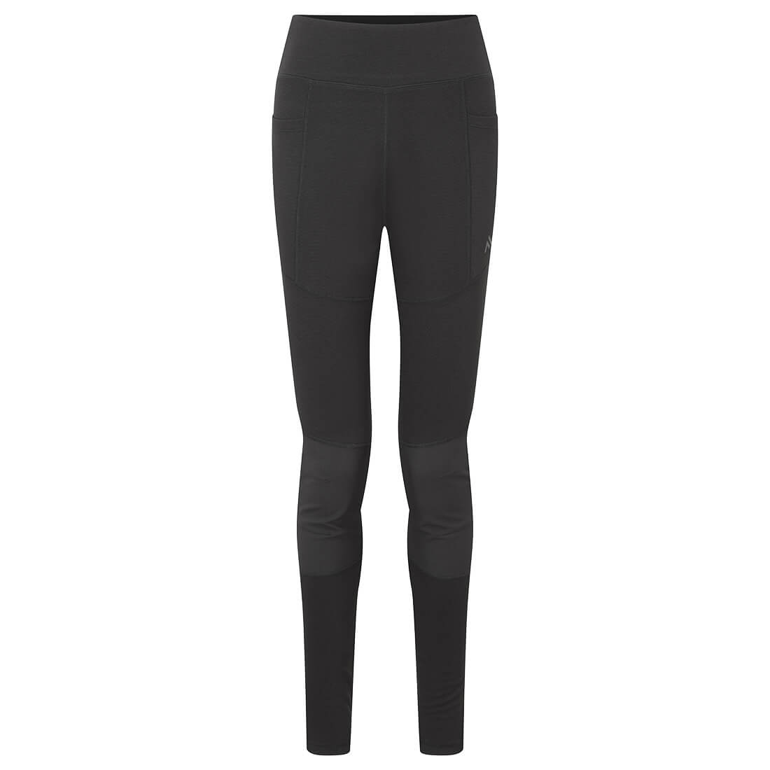 Portwest KX380 - KX3 Women’s Flexi Work Leggings. Black. Front. protexU