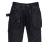 Black work trousers with holster pockets, Portwest tradesman trousers, tradies work trousers, protexU
