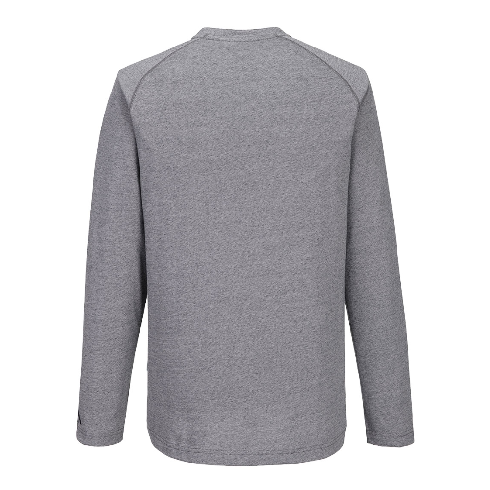 Portwest KA370 - KA3 Grey Henley Work T-Shirt protexU
