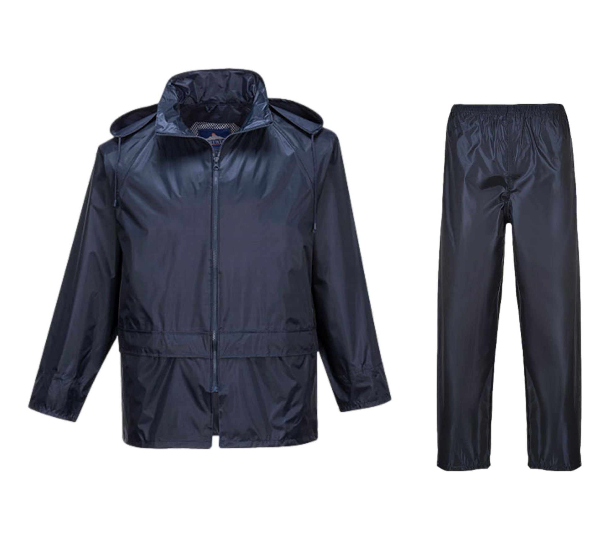 Portwest two-piece rainsuit Navy Blue. L440. protexU