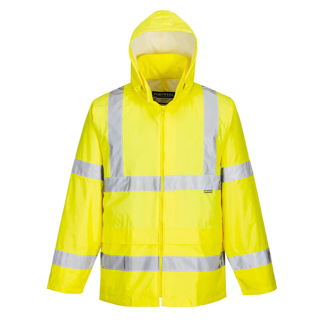 PORTWEST Hi Vis Rain Jacket Waterproof CE CLASS 3 H440