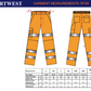 Portwest Size Chart Hi-Vis Work Trousers Orange RT49. protexU