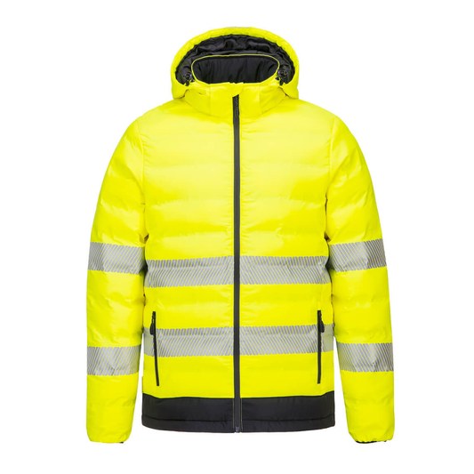 Portwest S548 Hi-Vis Heated Tunnel Jacket - Yellow