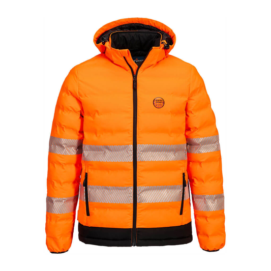 Hi Vis Heated Jacket Orange, Portwest. protexU