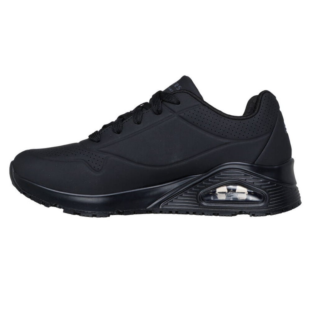 Skechers Uno Work Trainer Men's Uno SR Sutal Black - protexU