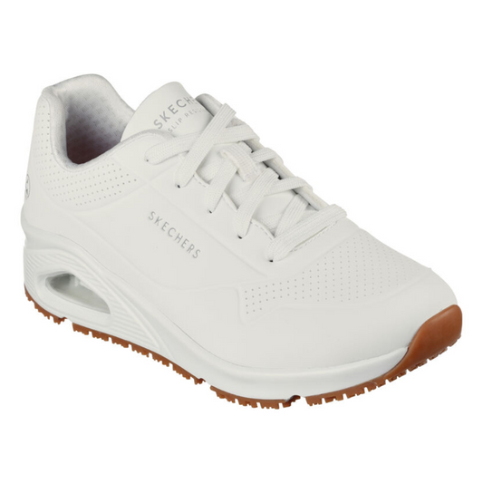 Skechers UNO Work Occupational Safety Shoe White - Women's Work Shoe protexU