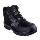 Skechers Safety Boot Work Boot Black Leather Safety Boot for Men, protexU