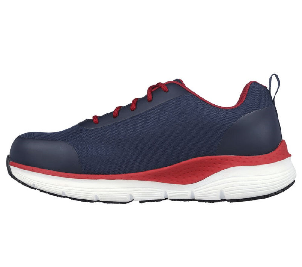 Skechers Ringstap Arch-Fit Safety Trainers S3 SRC ESD Navy Red protexU