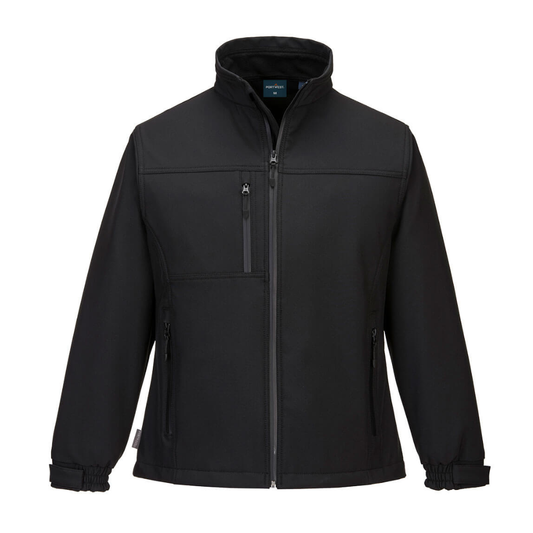 Portwest Women's Softshell Jacket - Charlotte TK41 Black. protexU