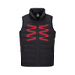 Portwest Ultrasonic Heated Tunnel Bodywarmer Gilet Black