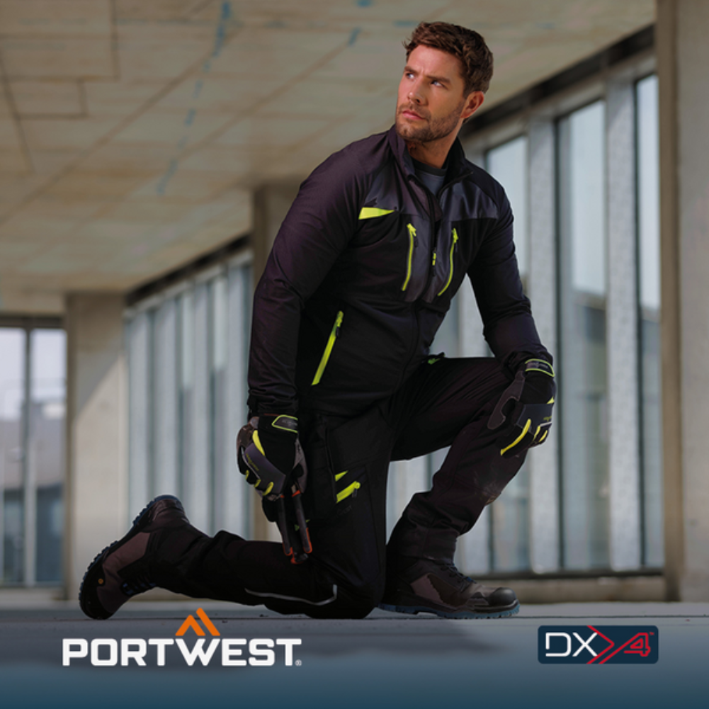 Portwest DX4 Softshell Trousers Detachable Holster Pocket