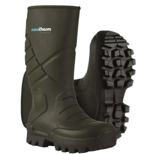 Nora NoraTherm S5 Safety Wellies Green. Steel Toecap. Farming, Landscaping, Construction. protexU