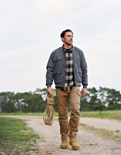 Portwest Cargo Work Trousers Beige/Brown - KA323