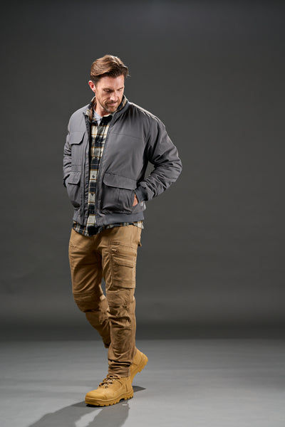 Portwest KA3 Insulated Water-Resistant Bomber Jacket Grey