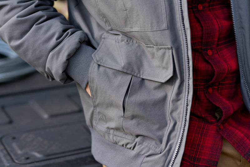 Portwest KA3 Insulated Water-Resistant Bomber Jacket Grey