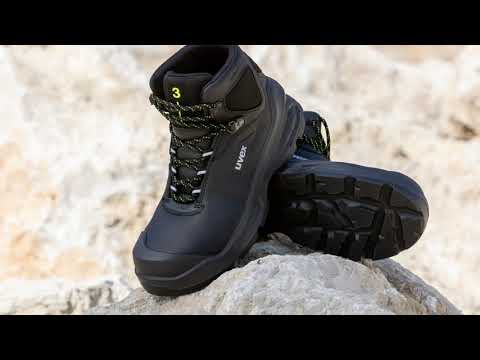 uvex 3 Safety Boots S3 SRC Leather. 100 Metal Free. ESD Rated. Compos protexU