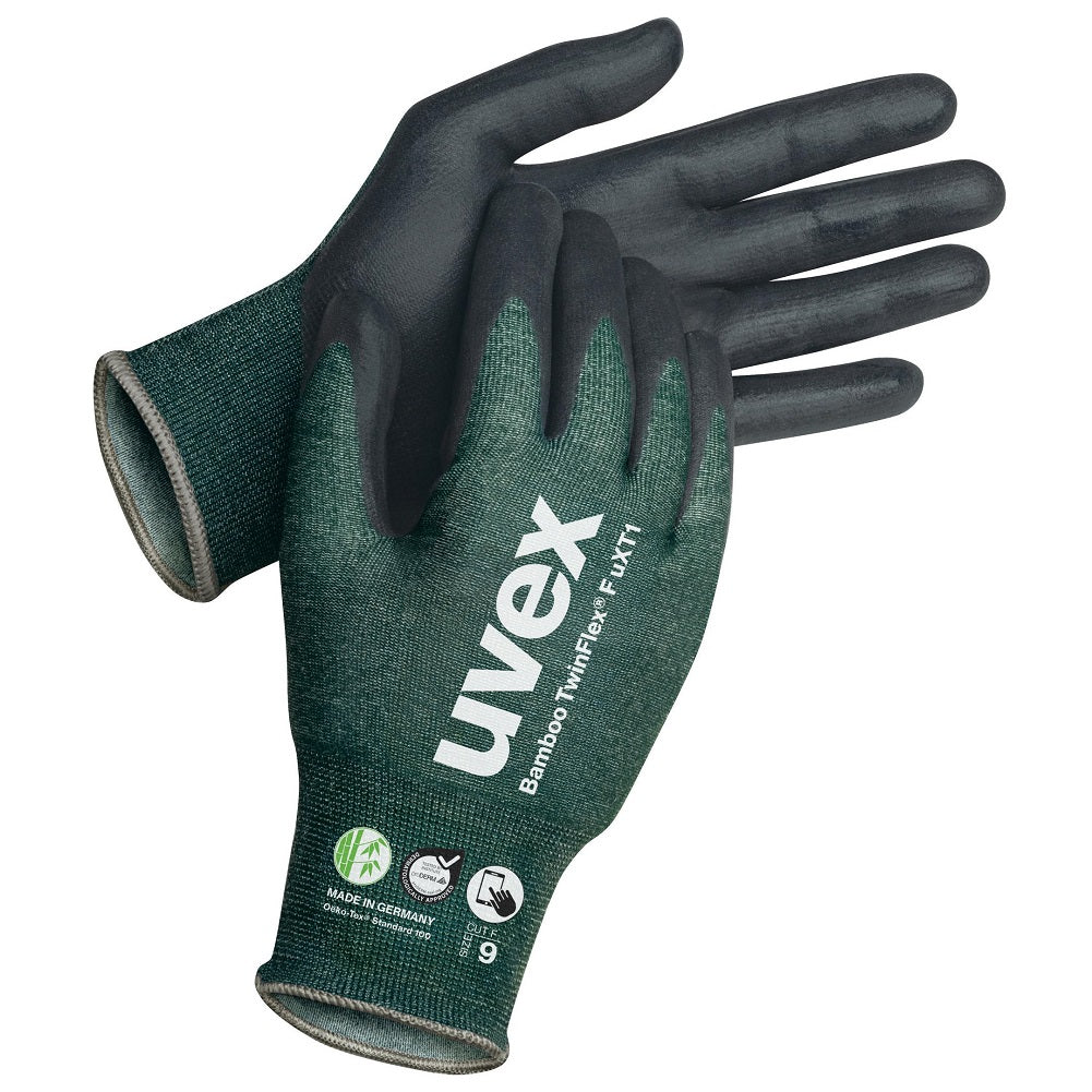 uvex 60095 F uXT1 bamboo TwinFlex Cut 5 Gloves. protexU
