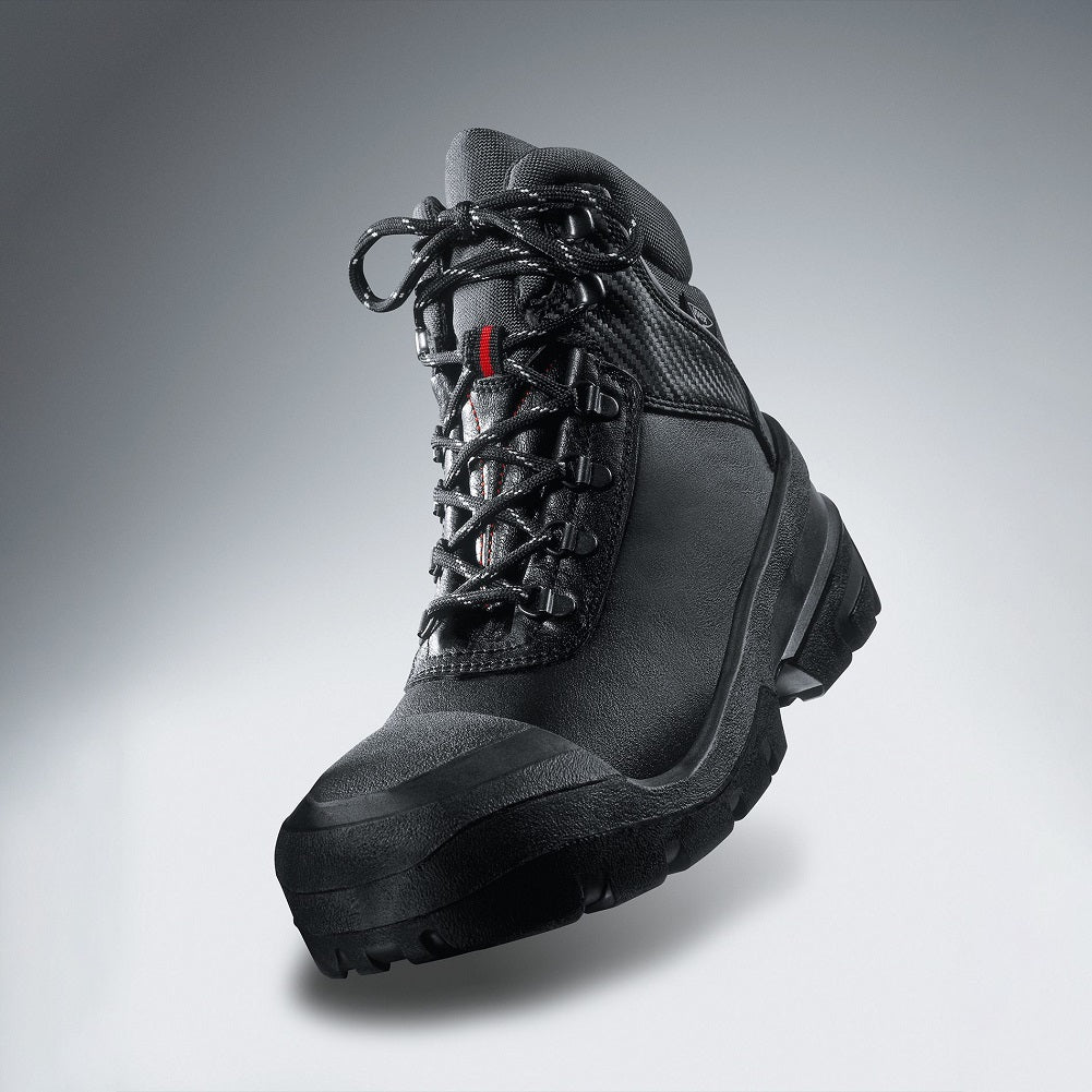 Uvex Quatro 84012 S3 Safety Boots. Steel Toe-cap, Steel Mid-sole, Black Leather Upper. protexU