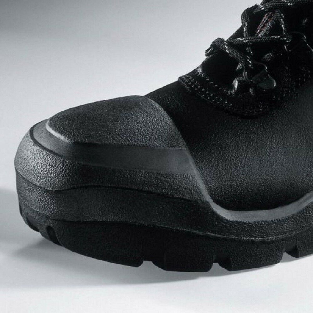 Uvex Quatro 84012 S3 Safety Boots. Steel Toe-cap, Steel Mid-sole, Black Leather Upper. Bumper Cap protexU