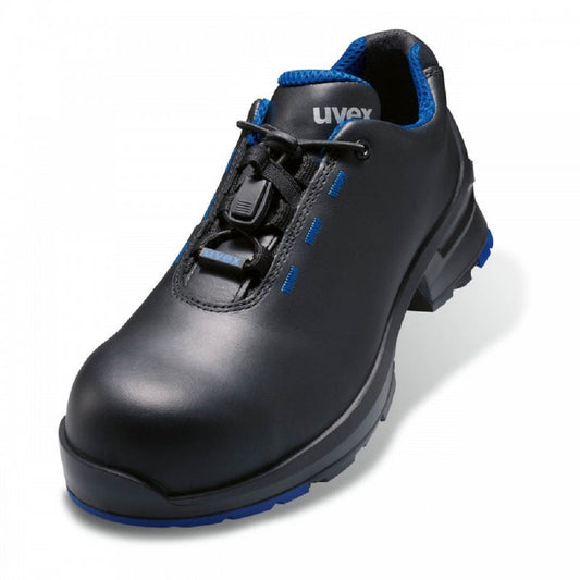 uvex 1 Ladies safety shoes, leather, metal-free S3 black/blue. ProtexU