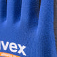 uvex athletic lite Safety Work Gloves 60027 Foam Palm Blue Black close up