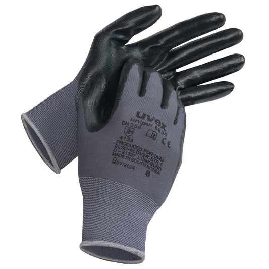 uvex unipur 6634 Safety Gloves Lightweight Abrasion-Resistant For Handling Work