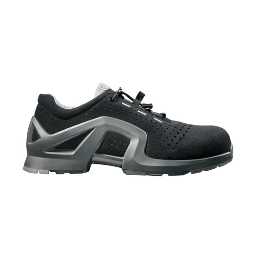 85118 uvex 1 safety trainers S1SRC ESD Non-slip outsole, oil and petrol resistant. Breathable microvelour upper. Lightweight, metal-free toe cap. protexU