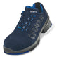 uvex 1 85318. Perforated sporty multi-purpose safety trainers. S1 SRC. 100% Metal-Free. Blue. protexU