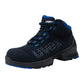 uvex 1 safety boots 85328 perforated blue microsuede uppers lace up S1 SRC protexU