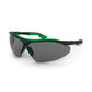 uvex i-vo Welding Glasses Black/Green Frame Available in Shade 1.7, 3 or 5