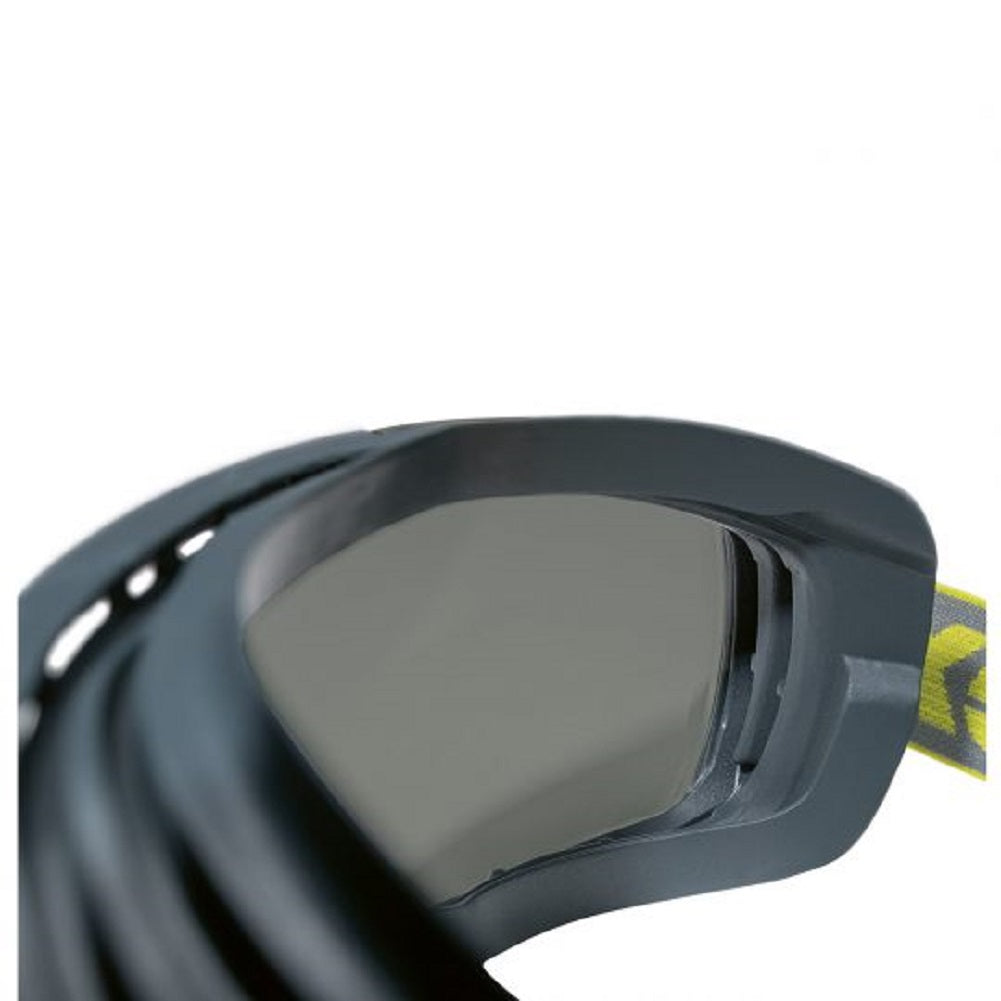 uvex Megasonic OTG Goggles. Fits Over Presciption Glasses. Tinted Lens UV400, Elasticated Headband. Inside view. protexU